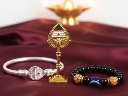 Murugan Triple Protection Combo – Vel + Kappu + Evil Eye Bracelet (Best Seller)