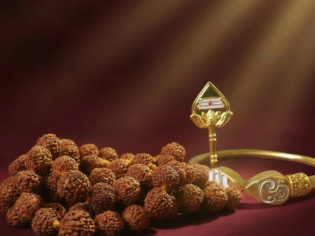Rudraksha Protection Kit – Rudraksha Mala + Muruga Vel + Muruga Kapu
