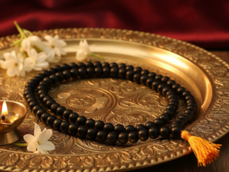 Original Karungali Malai 58-Beads Ebony Wood with Govt. Certified