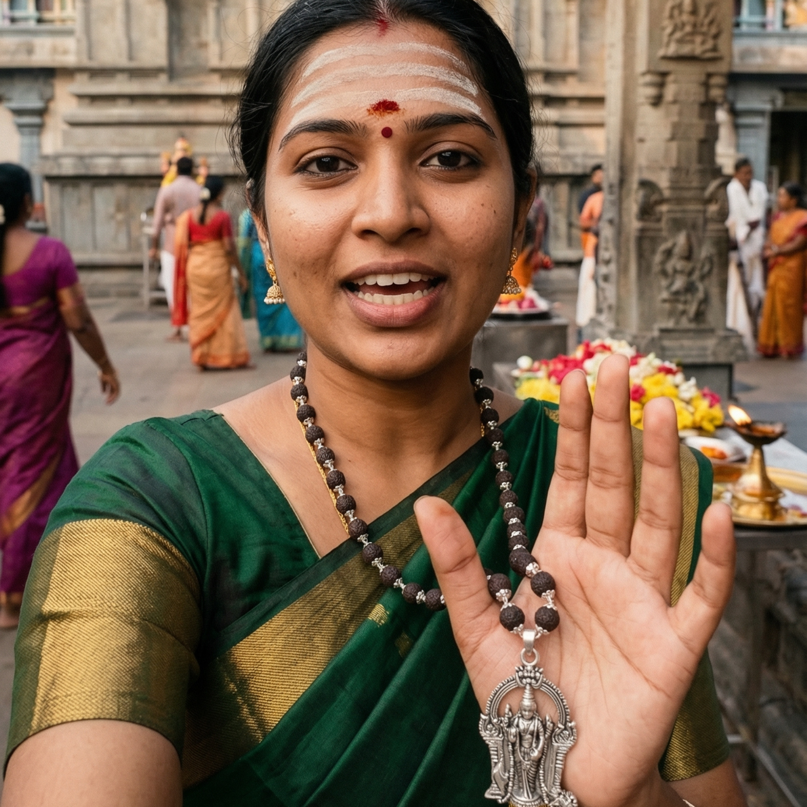 Feeling Negative Energy Around You? Wear the Original Karungali Murugan Mala for Divine Protection. - Image 2